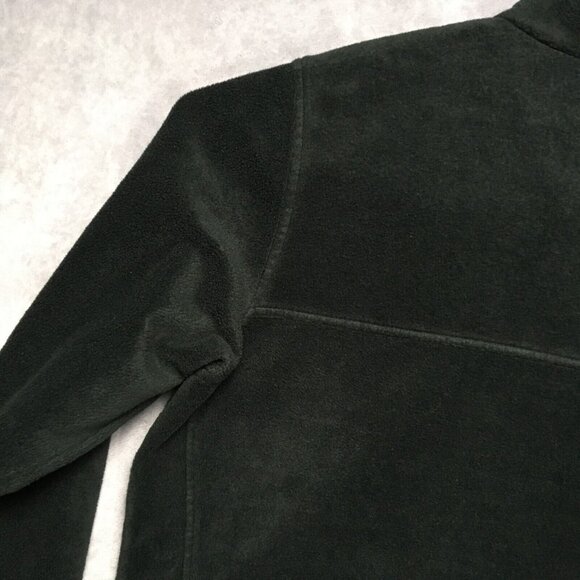 Columbia Mens 1/4 Zip Pullover Sweater Shirt size XL Black Long Sleeve Fuzzy - Picture 9 of 16